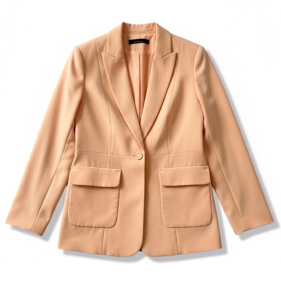 White House Black Market Jackets & Blazers - New White House Black Market Tailored Stretch Work Blazer Career Wear Peach 8